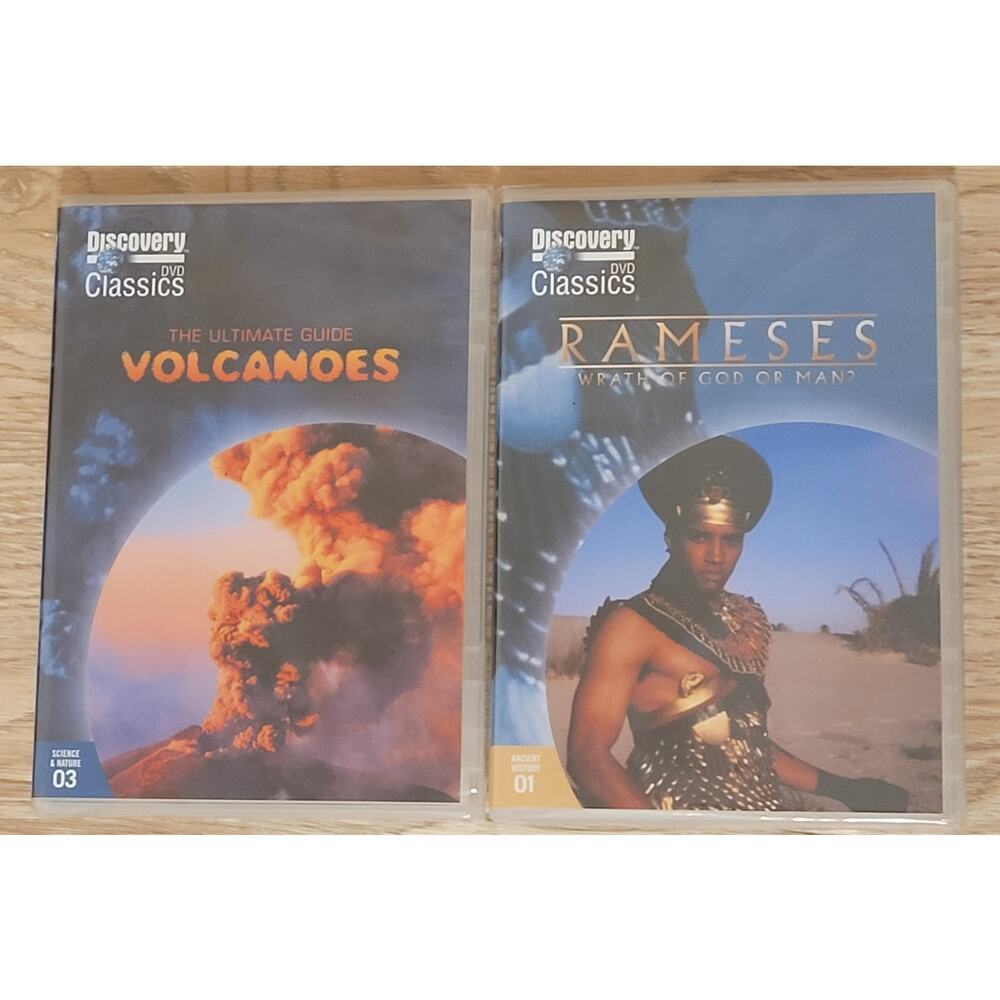 NWT Lot of 2 Discovery Classics Dvds Brand-new Sealed Unopened Untested
